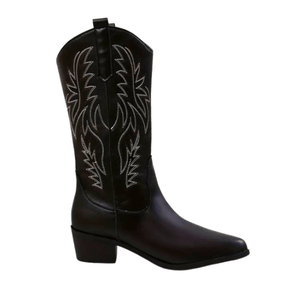 Bota-Feminina-Texana-Noite-Brava–Preto-com-Bordado-Branco